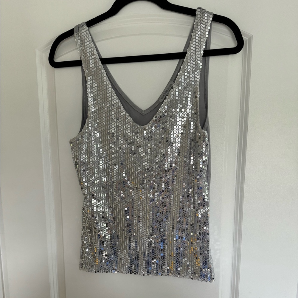 M Sequin Charlotte Russe Top